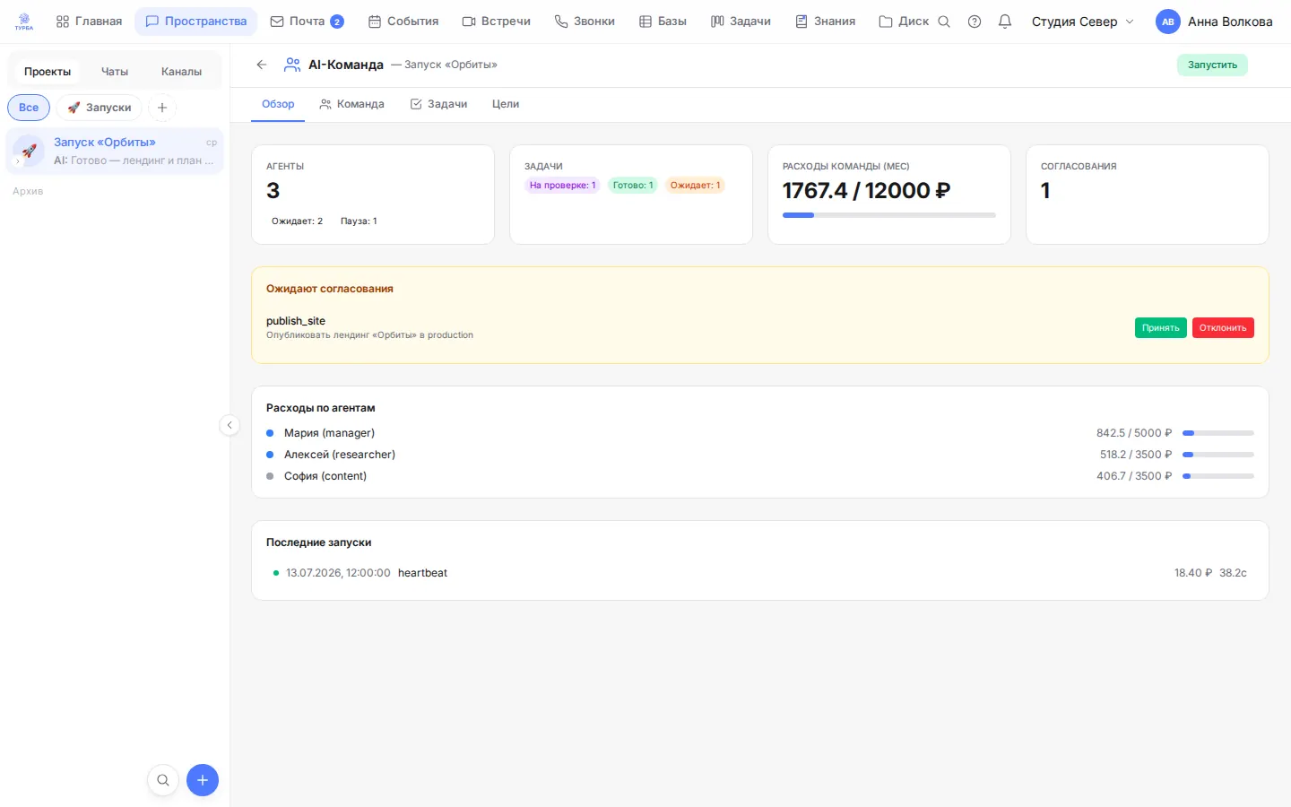 Задачи и история работы AI-команды